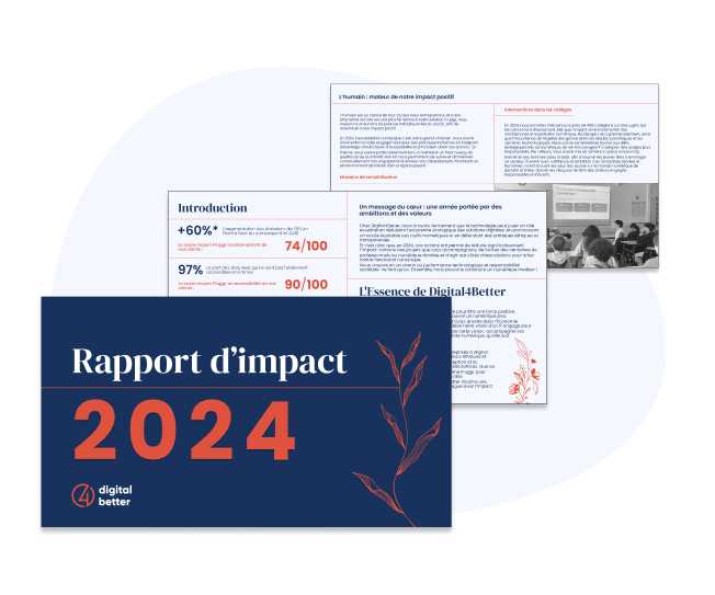 photo de la couverture du rapport d'impact 2023
