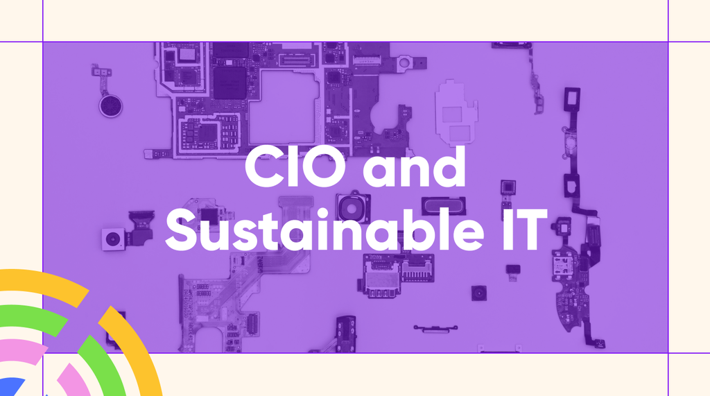 image with the title of the article : CIO and sustainable IT