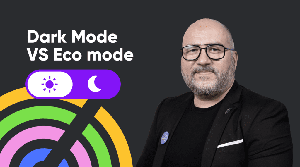 Bouton dark mode ou eco mode