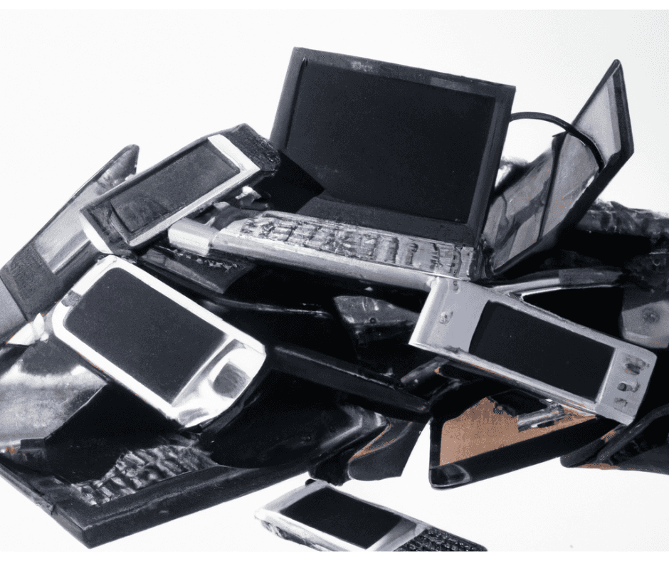 Décharge d'objets numériques cassés