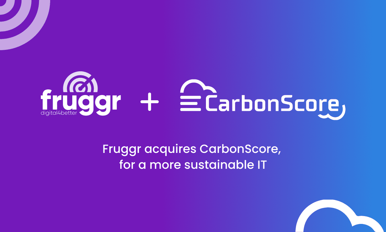 banner Fruggr acquires CarbonScore for a more responsible digital world