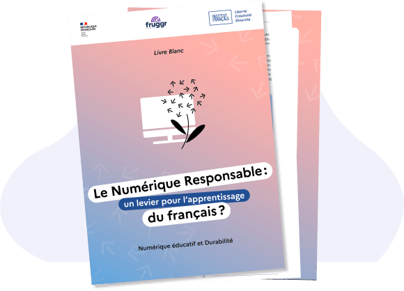 Aperçu de la couverture du livre blanc sur le numérique un levier pour l'apprentissage du français