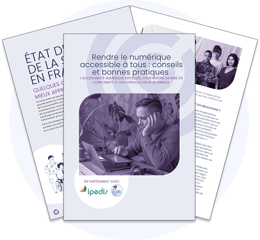 Aperçu en trois volets du guide sur l'accessibilité numérique : conseils et bonnes pratiques