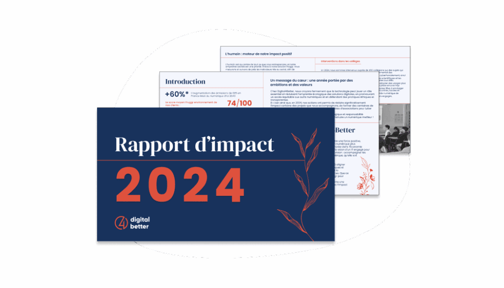 Aperçu du Rapport d'impact de Digital4Better