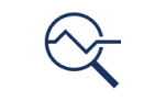 magnifying glass with a curve in the center