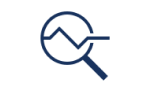 illustration d'une loupe qui contient une courbe