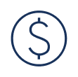 Pictogramme d'une pièce de monnaie