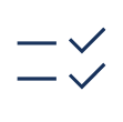 Pictogramme d'une checklist